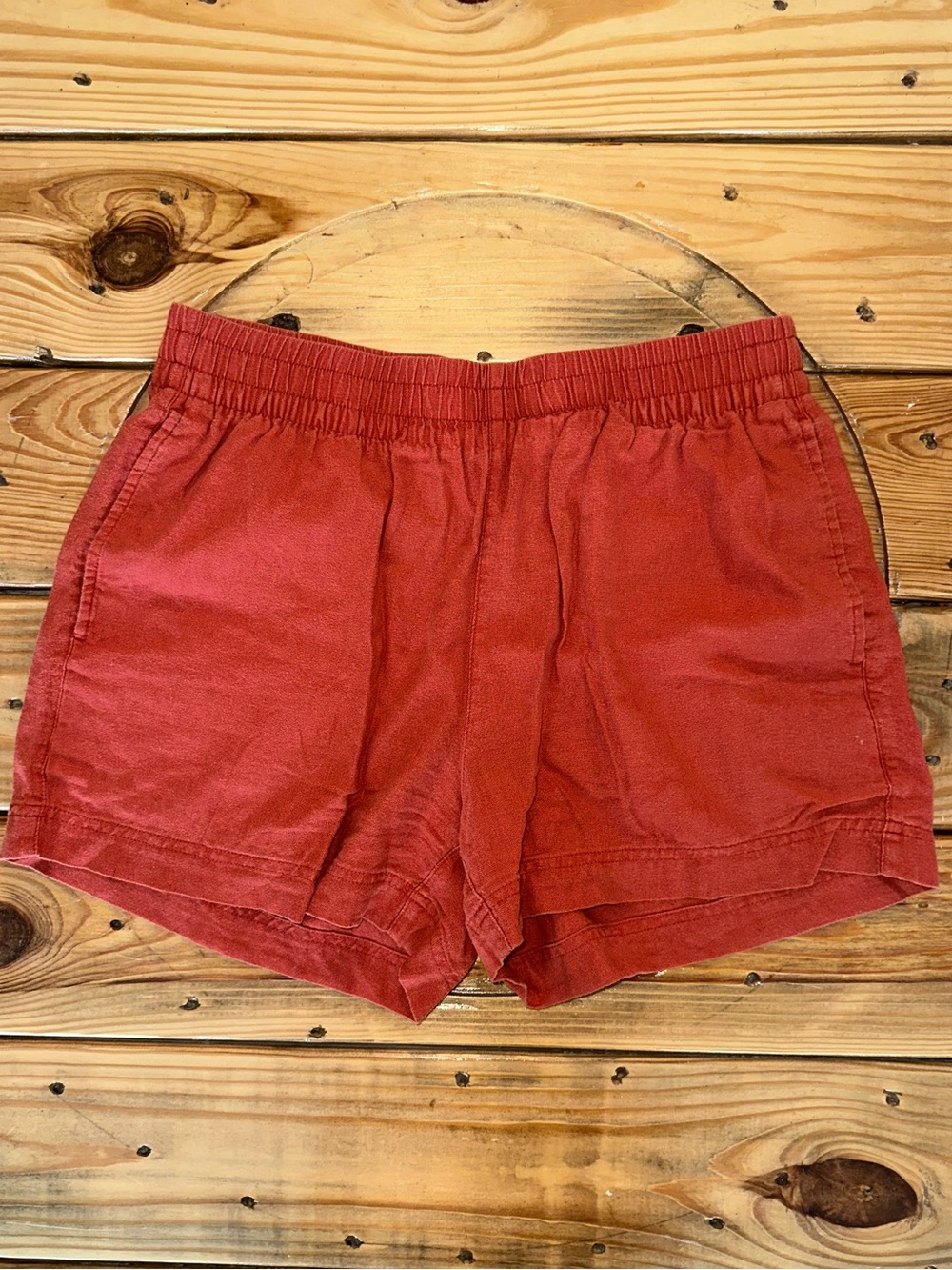 OLD NAVY HIGH WAISTED LINEN BLEND SHORTS